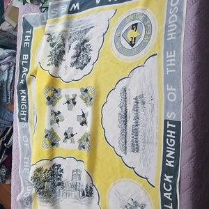 Vintage West Point silk scarf
